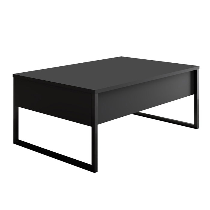 Hanah Home Conjunto Muebles Sala Anthracite, Negro - Soporte TV 180cm, Mesa Café 90cm, Diseño Elegante y Duradero